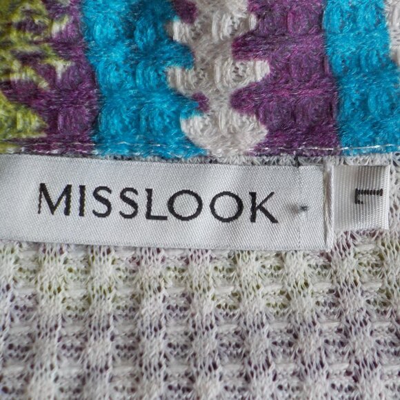 Misslook Jacket - Large - Lightweight - Colorful - Aztec - Long Sleeve (445) - Picture 6 of 7